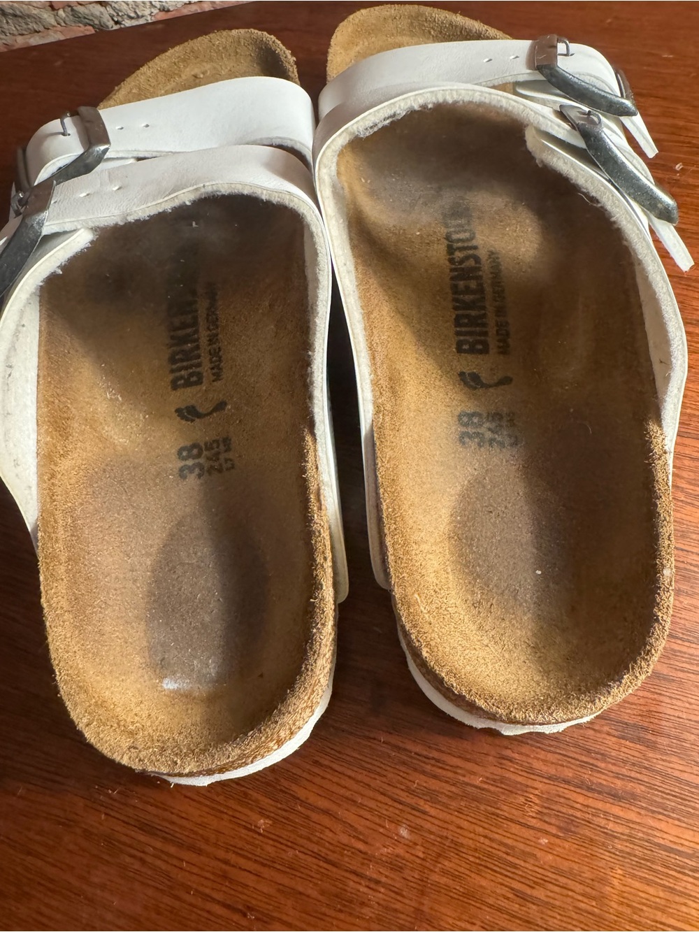 Birkenstock Arizona White Sandals EU 38 US 7–7.5 - Picture 6 of 9